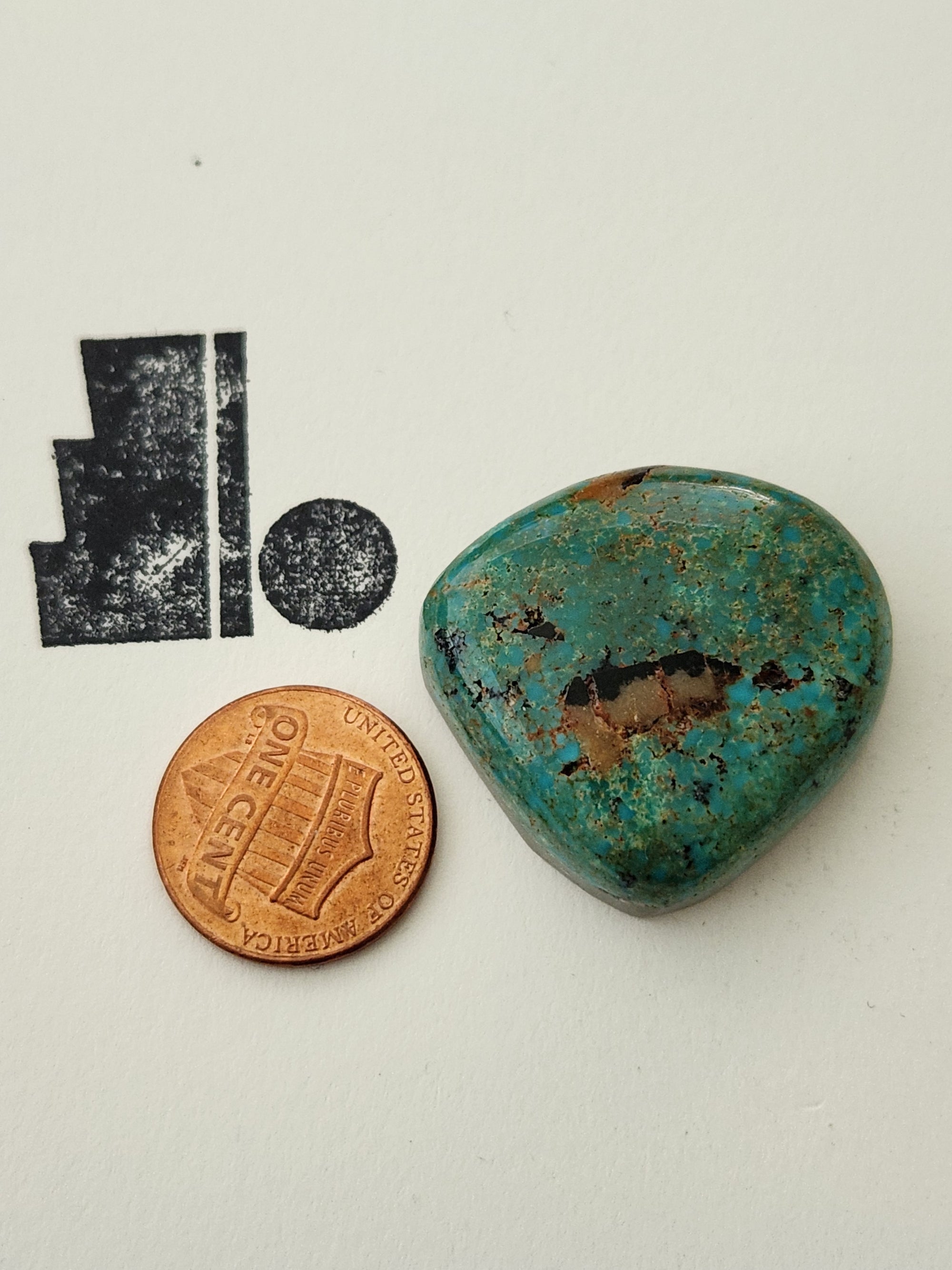 Thick and Juicy Royston Turquoise Cab 62ct